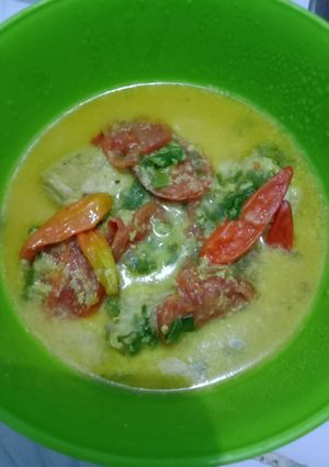 Foto resep Ayam santan bumbu kuning