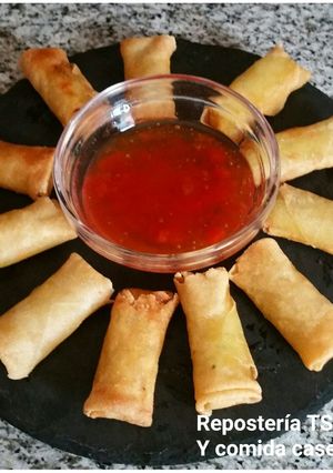 Una foto de Rollitos de primavera mini