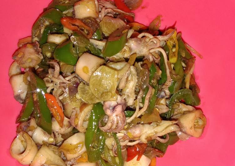 Resep Cumi asin cabe ijo yang Lezat Sekali