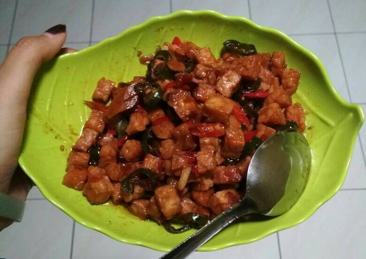 Resep Tempe Orek Saus Tiram, Lezat