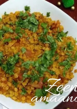 A picture of Hyderabadi Khadi Daal.