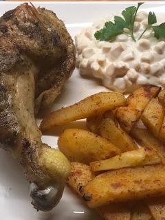 Töltött csirkecomb recept fotója