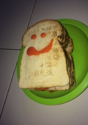 Foto resep Roti bakar smile