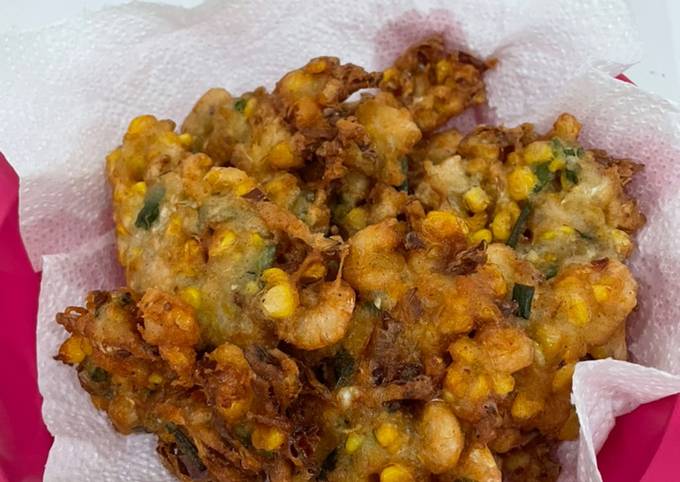 Cara Buat Bala bala daging (udang dan jagung) Ekonomis Untuk Jualan