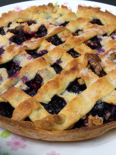 A picture of Blueberry In Cream Chese Pie.