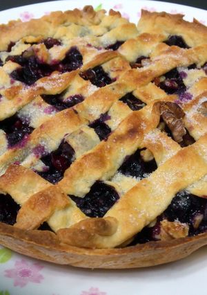 A picture of Blueberry In Cream Chese Pie.