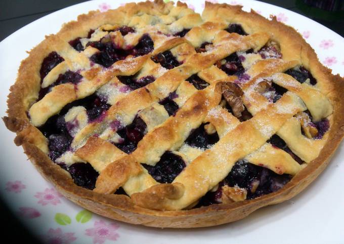 Blueberry In Cream Chese Pie