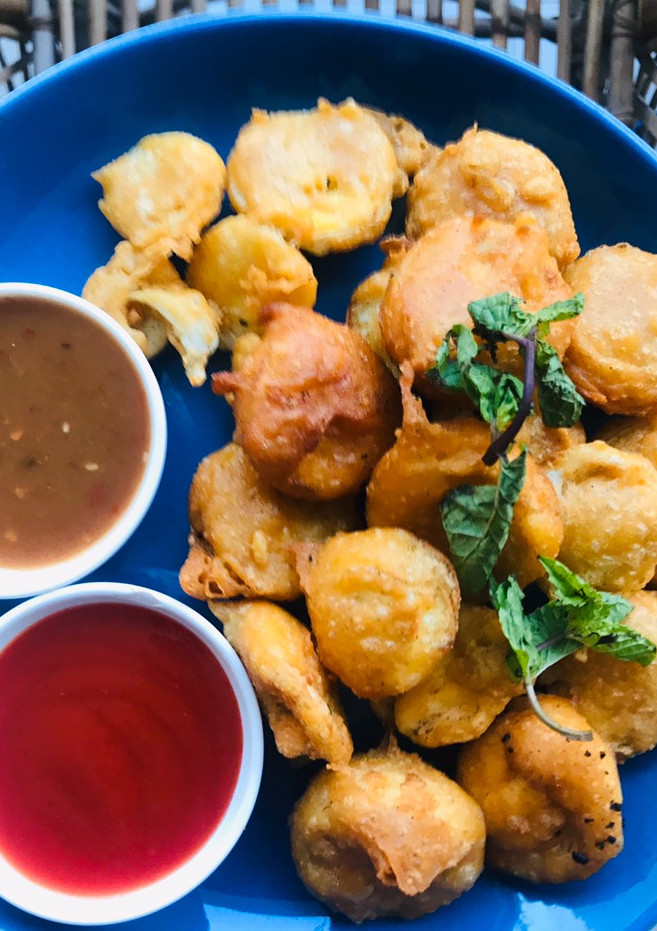 A picture of Anday pakoray.