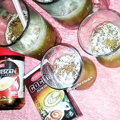 Creamy cold coffee☕ A picture of Creamy cold coffee☕.