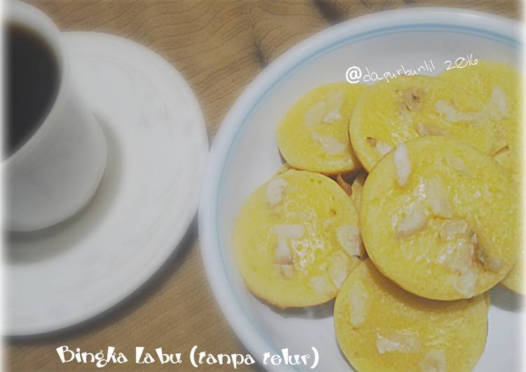 Resep Bingka Labu Kuning Tanpa Telur No Mixer Oleh Lila W Lestari Cookpad