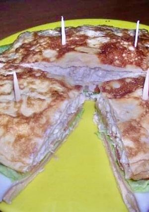 Una foto de Emperador Ruso/ tortilla rellena