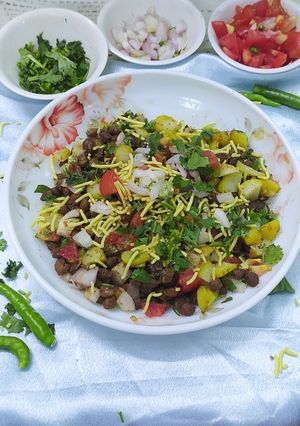 A picture of Chatpata Chana chat.