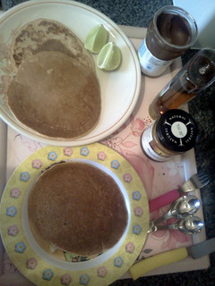 A picture of healthy pancakes.