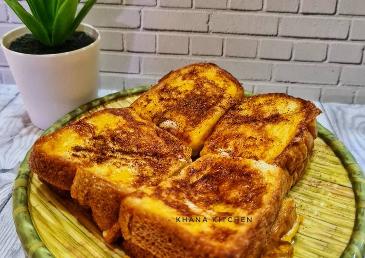 Cara Gampang Menyiapkan French Toast with Egg - Korean Style Anti Gagal