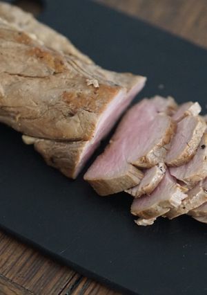 A picture of Easy and Tender Roast Pork with Pork Tenderloin.