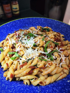 A picture of Sun Dried Tomato Pasta.