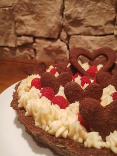 Foto di Crostata lamponi e cioccolato