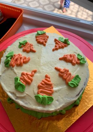 Foto resep Super moist carrot cake eggless (tanpa telur)