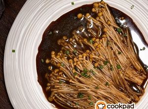 Gambar Enoki Butter Kicap 1 Minit!