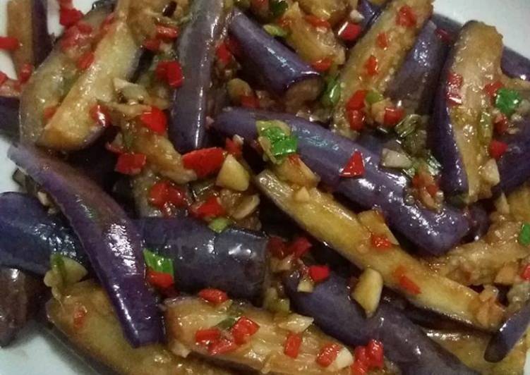 Bagaimana Membuat Soy sauce eggplant Anti Gagal
