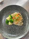 Fish Steam With Garlic Sauce