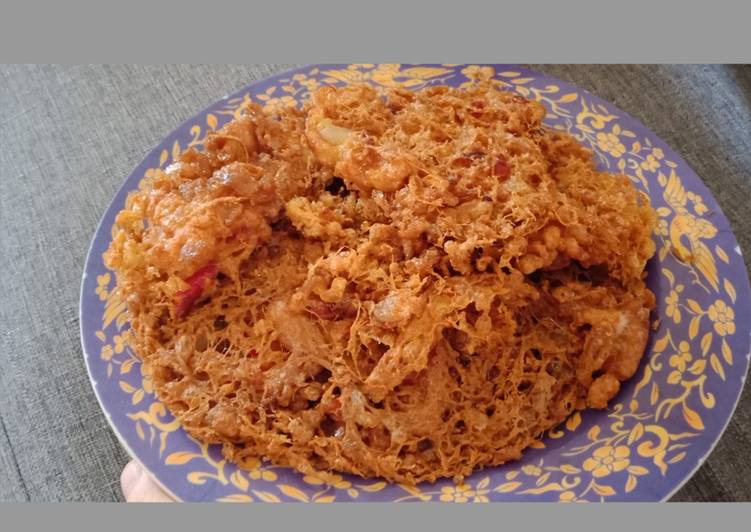 Resep Telur dadar kribo crispycriukkk Jadi, tidak cukup satu