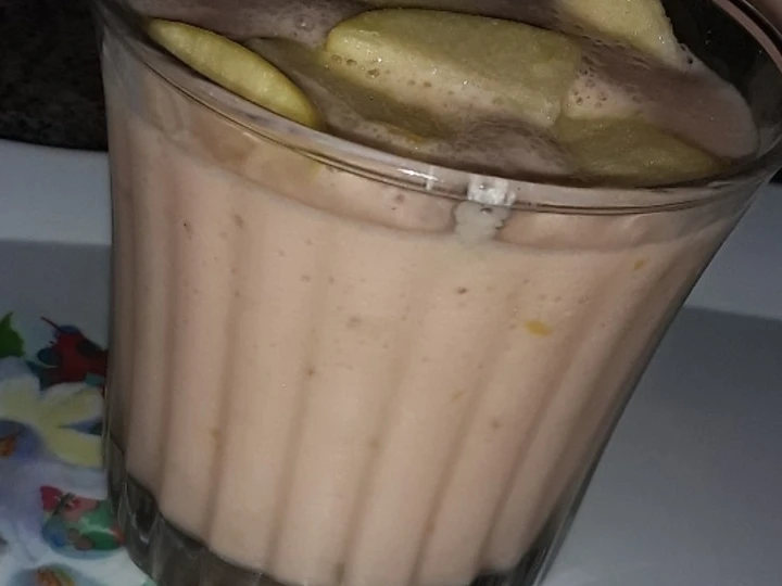 Easy Way Make Apple/Banana🍎🍌 smoothie the Perfect Makes you drool