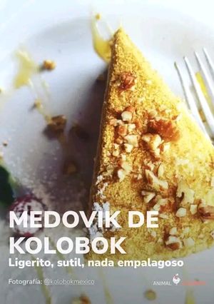 Una foto de Medovik de kolobok un postre muy agradable sutil, terso