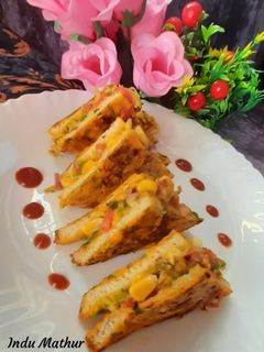 कॉर्न पुडला सैंडविच (Corn Pudla sandwich recipe in Hindi) रेसिपी मुख्य फोटो