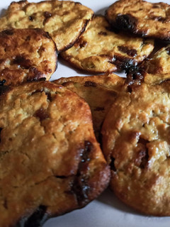 Una foto de Galletas proteicas de manzana y avena