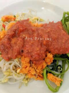 Foto resep Pelecing kangkung lombok