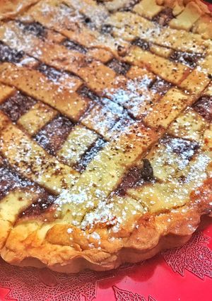 Une photo de Tarte italienne ricotta mûre