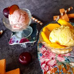 Plum Ice Cream A picture of Plum Ice Cream.