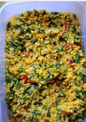 Foto resep Serondeng jagung masakan kutai