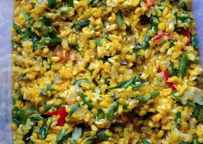 Anti Ribet, Buat Serondeng jagung masakan kutai Rumahan