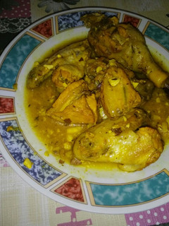 Una foto de Pollo en ajillo