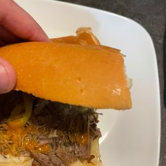 A picture of Philly Cheesesteak Style French Dips.