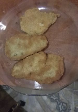 Una foto de Milanesas de berenjena