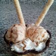 Helado de turrón