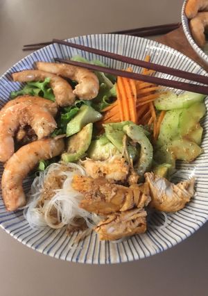 Une photo de Bo Bun Gambas et Poulet