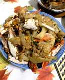 沙茶三點蟹炒白花椰