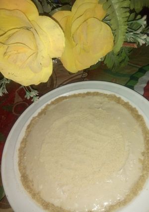 Una foto de Pay frío de queso Philadelphia