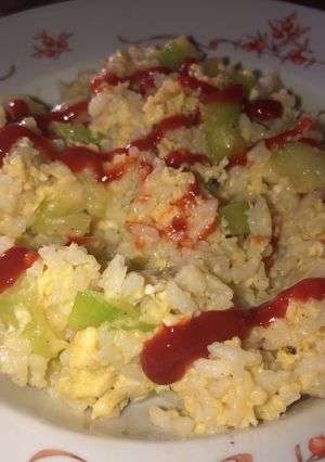 🍳Fitt tojásos rizs🍚 recept fotója