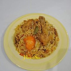 A picture of Chicken Biryani.