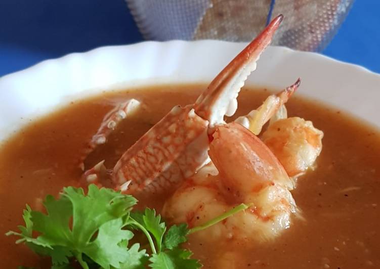 Recipe of Perfect Seafood carrot soup