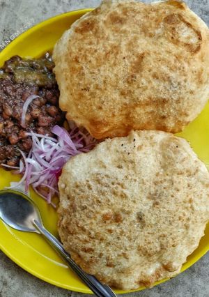 A picture of Puri Chole.