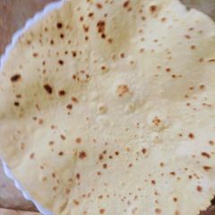 A picture of Baisen aur atay ki roti.