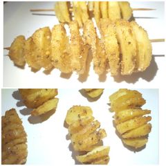 A picture of Tornado potatoes #potatocontest.