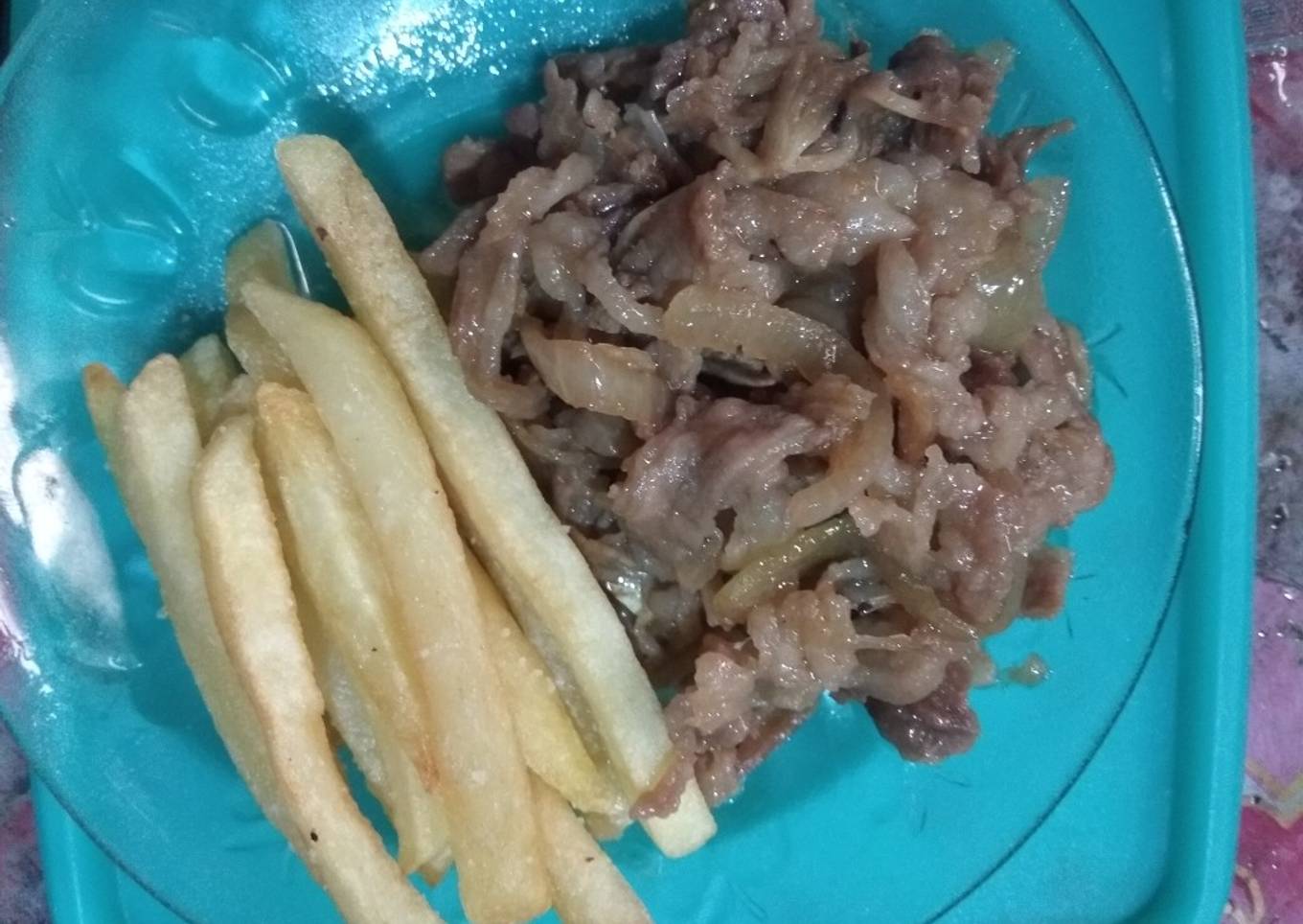 Beef slice lada hitam simple bangett