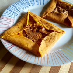 A picture of Pumpkin Crepe Pockets.